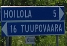 Erälä on n. 19 km Tuupovaaran kirkolta etelään.